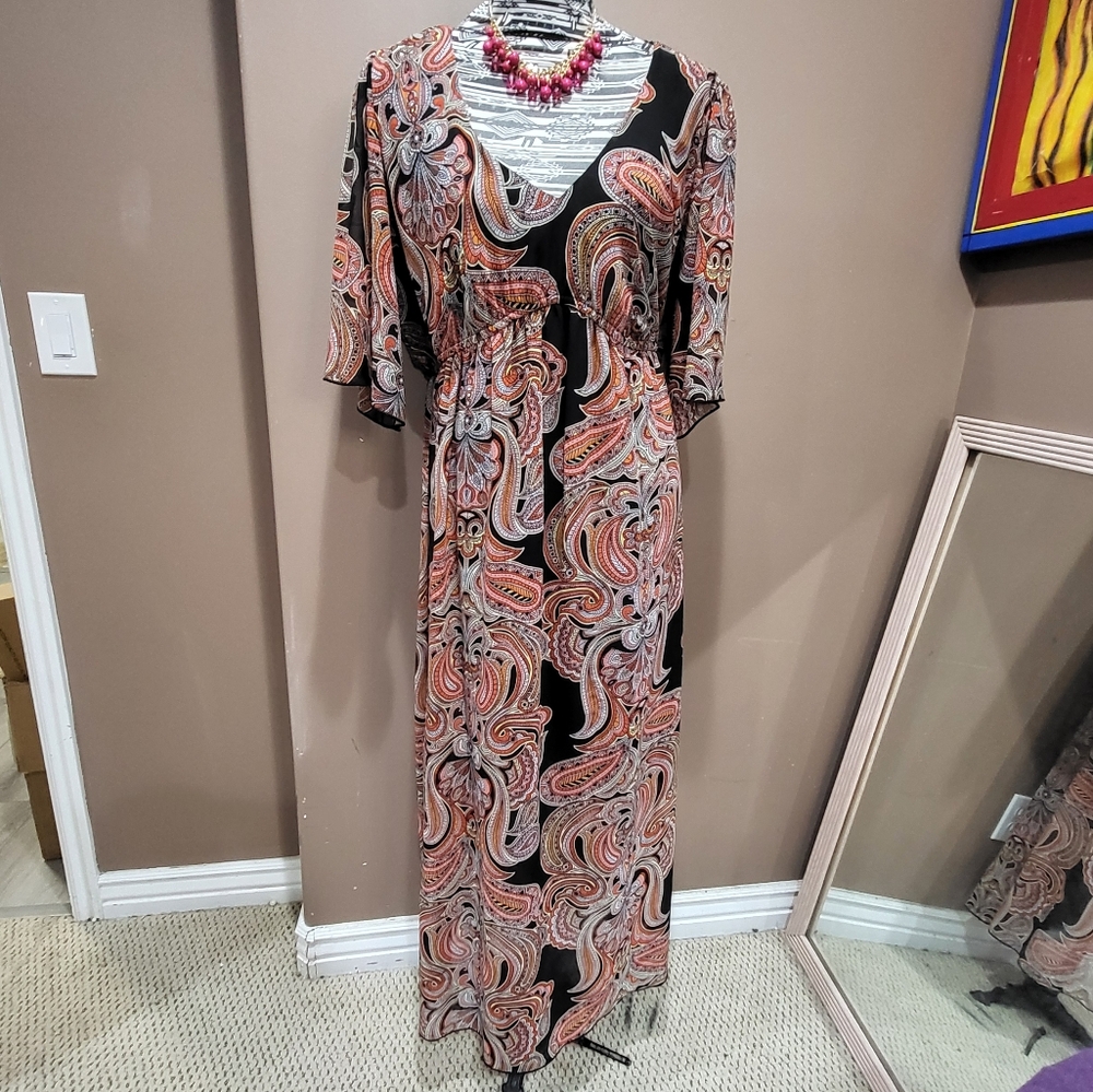 Enfocus Empire Waist Maxi Lined to the Knee